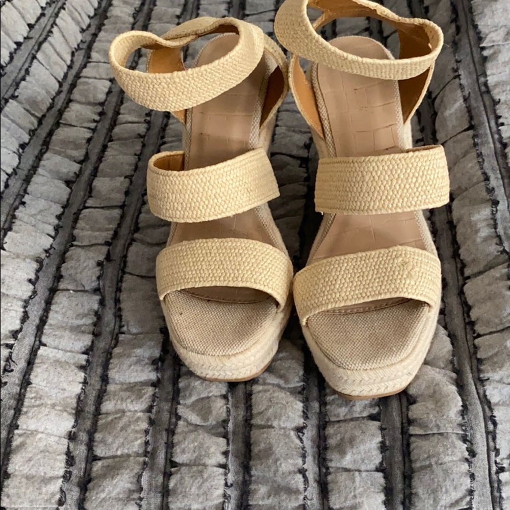 Strappy wedges